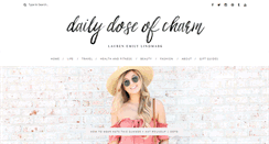 Desktop Screenshot of dailydoseofcharm.com